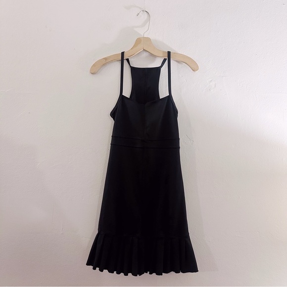 Frankies Bikinis Active Swift Tennis Dress Black Mini Pleated Skirt - Picture 2 of 5